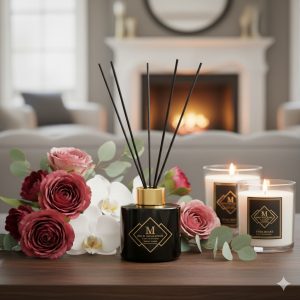 Mild Opulence – Gold Heart Reed Diffuser (140ml)